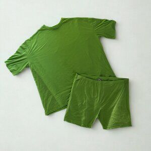 Green Shirt & Shorts Set
